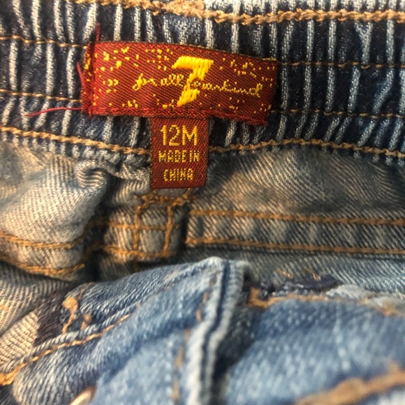EUC- Baby 7 for all Mankind Jeans - Picture 3 of 3